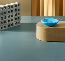 Forbo Marmoleum Decibel on Order 337735 North Sea blue фото 2 | FLOORDEALER